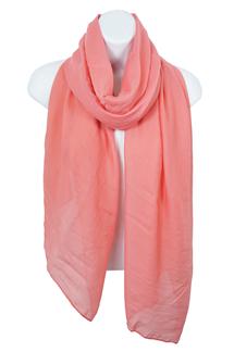 Soft Long Scarf-S1223-CORAL PINK